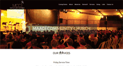 Desktop Screenshot of maadichurch.com